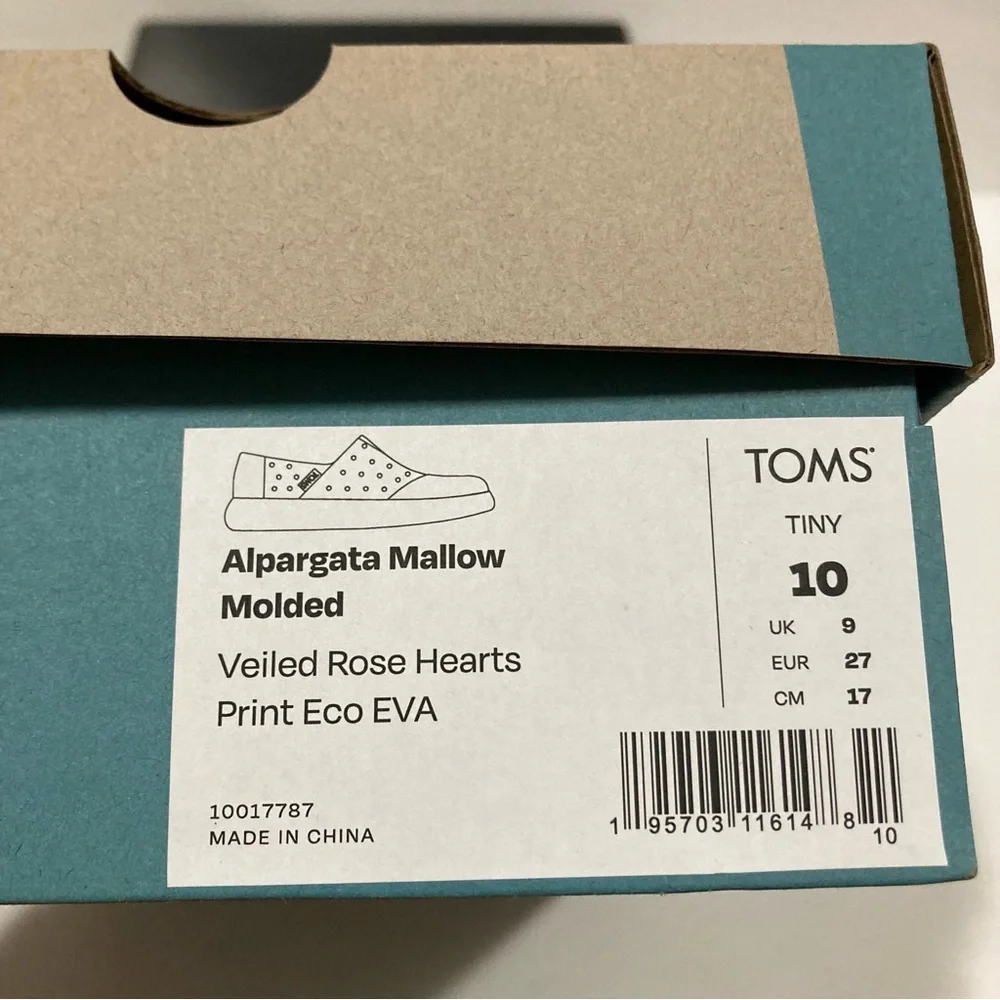 Toms pink heart